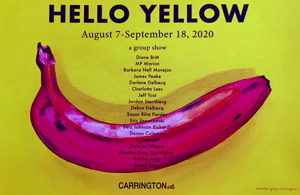 Hello Yellow Group Show at Carrington Arts